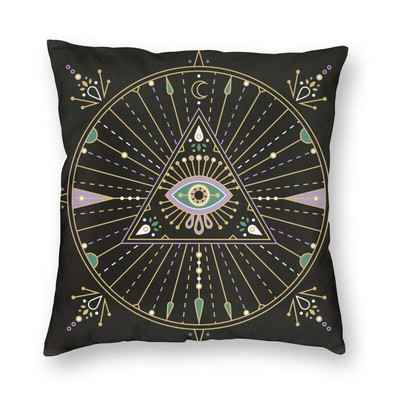 Hálószoba Nappali Evil Eye Black Art párnahuzat Mystery Spirit párnahuzat kanapé autó párnahuzat lakberendezés