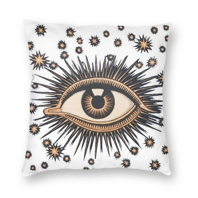 Hálószoba Nappali Evil Eye Black Art párnahuzat Mystery Spirit párnahuzat kanapé autó párnahuzat lakberendezés