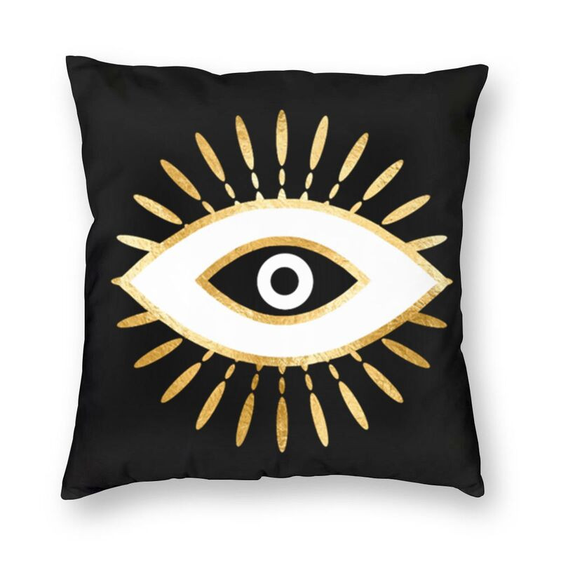 Hálószoba Nappali Evil Eye Black Art párnahuzat Mystery Spirit párnahuzat kanapé autó párnahuzat lakberendezés