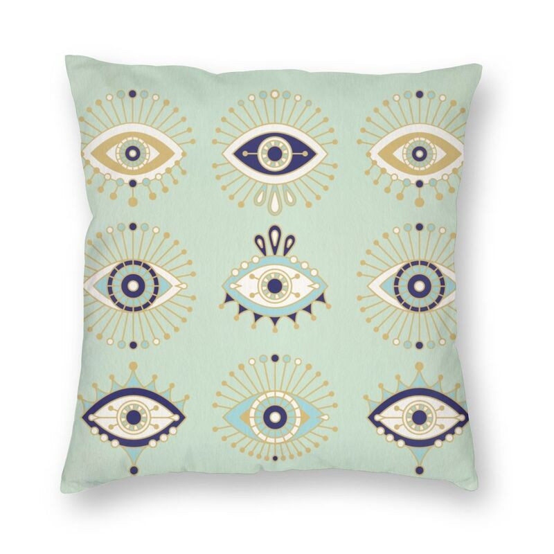 Hálószoba Nappali Evil Eye Black Art párnahuzat Mystery Spirit párnahuzat kanapé autó párnahuzat lakberendezés