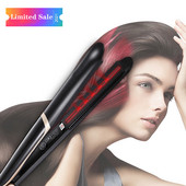 Professzionális helyreállítja a sérült hajat ultrahangos infravörös hajápolóval Iron Cold Flat Iron hajformázó