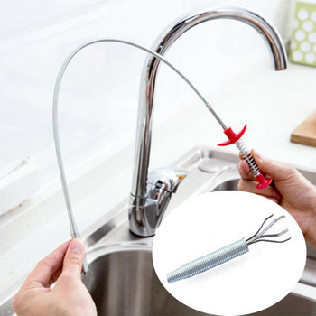 Почистване на кухненска мивка Тръба Кука Почистващ пръчици Премахване на запушване Драгиране на канали Пружинна тръба Инструмент за драгиране на коса Аксесоари за баня
