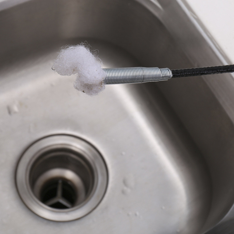 Kanalizācijas cauruļu bagarēšanas nosūcējs Elastīgs greifers, spīļu sasniedzējs instruments Drenāžas aizsērējuma noņemšanas rīks kanalizācijas izlietnes tualetei