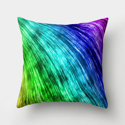 Színes Rainbow puha párnahuzat dekoratív kanapé párnahuzat otthoni párnahuzat párnahuzat 45x45cm