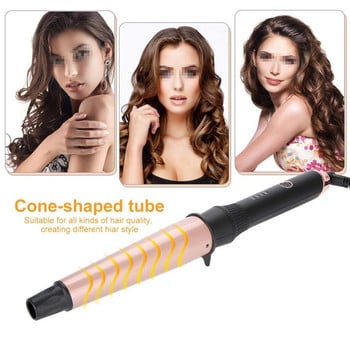 Σίδερο για μπούκλες 25/13 mm Γρήγορο μπούκλωμα Hair Waver Επαγγελματίες Γυναικείες Εργαλεία Styling Τουρμαλίνη Κεραμικά βαρέλια Μπουκαλάκι μαλλιών