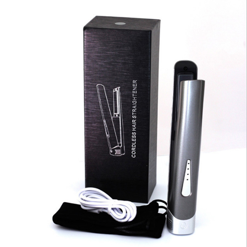 Uvijač za kosu 2 u 1 Putni bežični mini glačalo za uvijanje kovrča, bežično USB punjenje, uvijač za kosu, prijenosno uvijanje