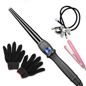 Kerámia Styling Tools Professzionális Hajsütő Vas Hajhullám Körte Virág Kúp Elektromos Hajcsavaró Göndörítő Pálca