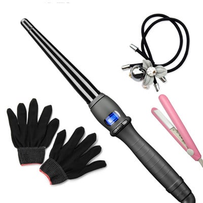 Kerámia Styling Tools Professzionális Hajsütő Vas Hajhullám Körte Virág Kúp Elektromos Hajcsavaró Göndörítő Pálca