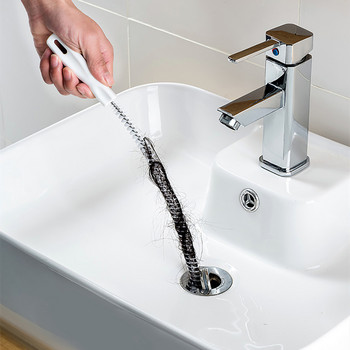 Отпушвач на тръби Огъващ се канал за мивка в банята Препарат за почистване на коса Четка за почистване на мивка Водопроводни инструменти