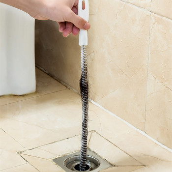 Отпушвач на тръби Огъващ се канал за мивка в банята Препарат за почистване на коса Четка за почистване на мивка Водопроводни инструменти