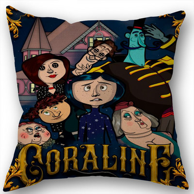 Egyedi koralin-párnahuzat-esküvői dekoratív pamut vászon párnahuzat otthoni párnahuzathoz 45x45 (egyik oldal)