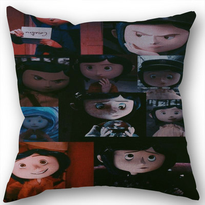 Egyedi koralin-párnahuzat-esküvői dekoratív pamut vászon párnahuzat otthoni párnahuzathoz 45x45 (egyik oldal)