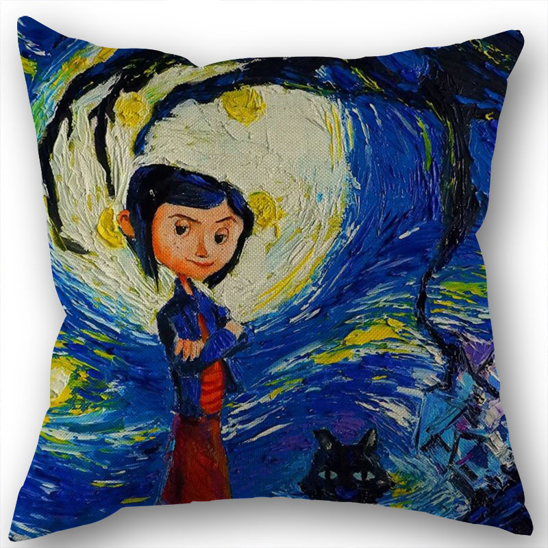 Egyedi koralin-párnahuzat-esküvői dekoratív pamut vászon párnahuzat otthoni párnahuzathoz 45x45 (egyik oldal)