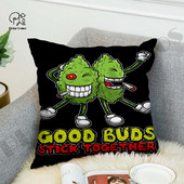 Hippie Weed Smiješne, najnovije jastučnice za krevet, poliesterske ukrasne jastučnice, navlaka za kauč, stil-7