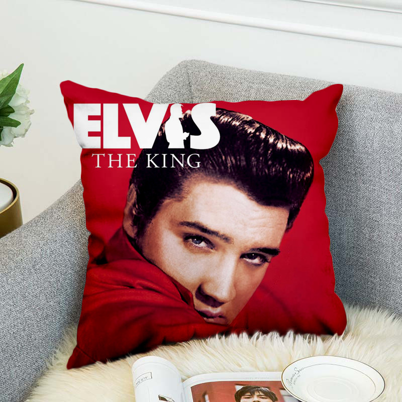 Elvis Presley 3D nyomtatott párnahuzat poliészter dekoratív párnahuzatok párnahuzat stílus-2