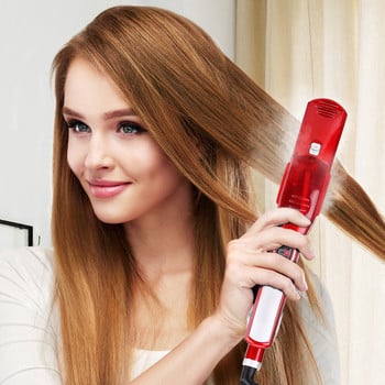 Steam Volumizing Hair Iron Ηλεκτρικό σίδερο για μπούκλες Εργαλεία styling κεραμικό ισιωτικό σίδερο μαλλιών Επαγγελματικό ισιωτικό μαλλιών