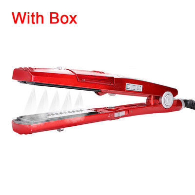 Garų apimtį suteikiantis plaukų lygintuvas Elektrinis garbanojimo geležis formavimo įrankiai Keraminiai tiesinantys plaukų suktukai Profesionalus plaukų tiesintuvas