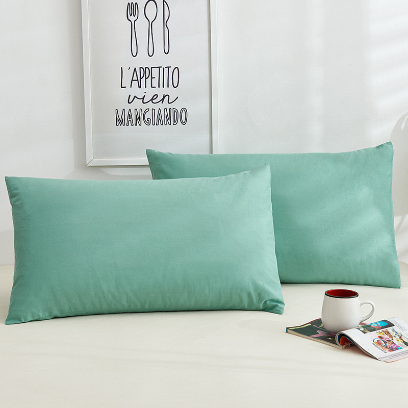 1/2db 100% pamut Hotel párnahuzat egyszínű párnahuzat 48*74cm párnahuzat otthoni ágynemű normál méretű A osztályhoz