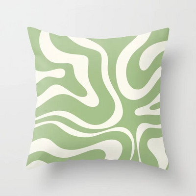 Otthoni dekoráció párnahuzat pszichedelikus csíkos poliészter nyomtatott párnahuzat hálószoba nappaliba 45x45cm Funda de almohada