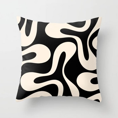 Otthoni dekoráció párnahuzat pszichedelikus csíkos poliészter nyomtatott párnahuzat hálószoba nappaliba 45x45cm Funda de almohada