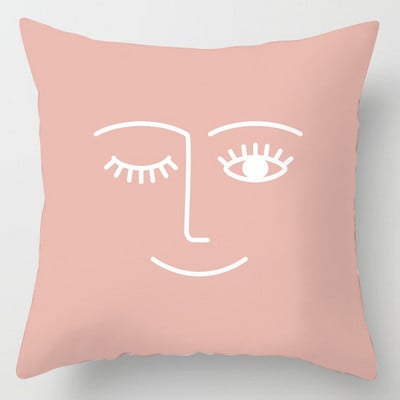 2022 Pink Print párnahuzat Dekoratív kanapé párnahuzat Ágypárnahuzat Lakásdekor autós párnahuzat Aranyos párnahuzat 45*45cm