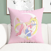 Sailor Moon jastučnice Ukrasne anime jastučnice 45x45 Jastučnice za krevet Jastuci Dekoracija za dom Kratka plišana jastučnica