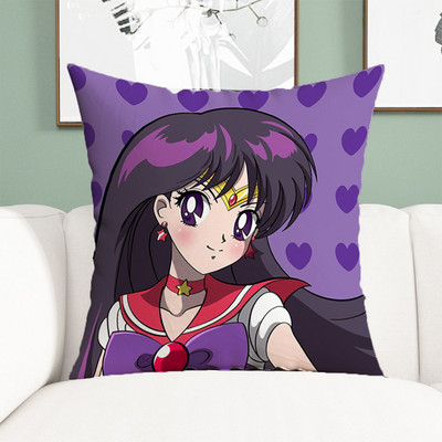 Sailor Moon jastučnice Ukrasne anime jastučnice 45x45 Jastučnice za krevet Jastuci Dekoracija za dom Kratka plišana jastučnica