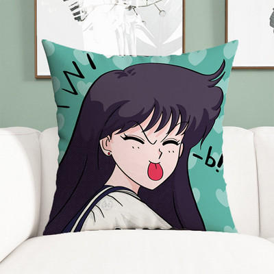Sailor Moon jastučnice Ukrasne anime jastučnice 45x45 Jastučnice za krevet Jastuci Dekoracija za dom Kratka plišana jastučnica