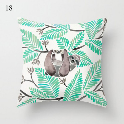 45*45cm Husă de pernă verde mentă Față de pernă Accesorii pentru casă Perne decorative proaspete Huse Huse de pernă Sufragerie simplă