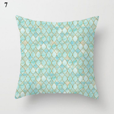 45*45cm Husă de pernă verde mentă Față de pernă Accesorii pentru casă Perne decorative proaspete Huse Huse de pernă Sufragerie simplă