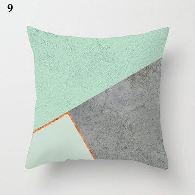 45*45cm Husă de pernă verde mentă Față de pernă Accesorii pentru casă Perne decorative proaspete Huse Huse de pernă Sufragerie simplă
