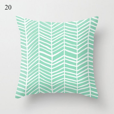 45*45cm Husă de pernă verde mentă Față de pernă Accesorii pentru casă Perne decorative proaspete Huse Huse de pernă Sufragerie simplă