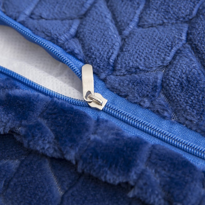 Luxus szürke párnahuzat kiváló minőségű 43*43cm kanapé dekor párnahuzat plüss párnahuzat nappali autó dekorációhoz