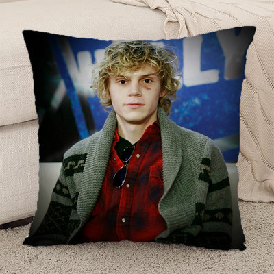 Párnahuzatok párnák dekorációhoz Home Evan Peters párnahuzatok dekoratív párnahuzat rövid plüss párnahuzat autós kanapé 45*45