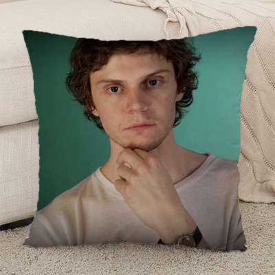 Párnahuzatok párnák dekorációhoz Home Evan Peters párnahuzatok dekoratív párnahuzat rövid plüss párnahuzat autós kanapé 45*45