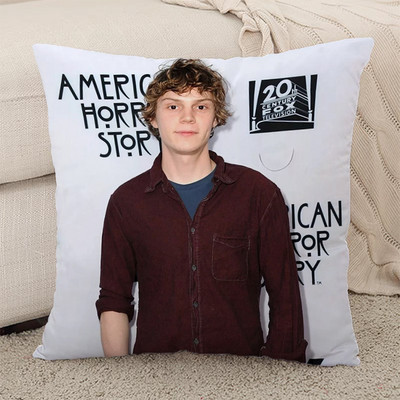 Párnahuzatok párnák dekorációhoz Home Evan Peters párnahuzatok dekoratív párnahuzat rövid plüss párnahuzat autós kanapé 45*45