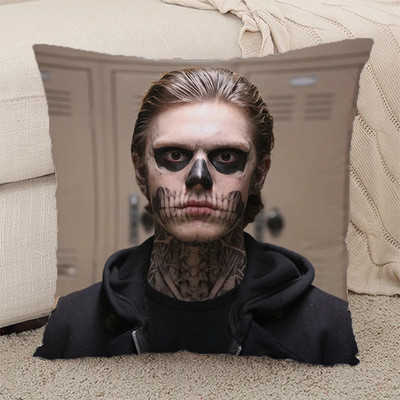 Párnahuzatok párnák dekorációhoz Home Evan Peters párnahuzatok dekoratív párnahuzat rövid plüss párnahuzat autós kanapé 45*45