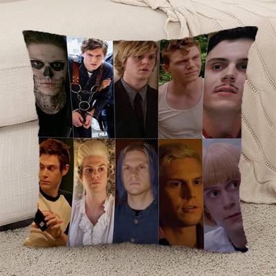 Párnahuzatok párnák dekorációhoz Home Evan Peters párnahuzatok dekoratív párnahuzat rövid plüss párnahuzat autós kanapé 45*45