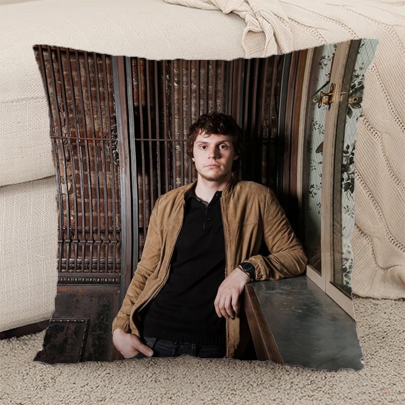 Párnahuzatok párnák dekorációhoz Home Evan Peters párnahuzatok dekoratív párnahuzat rövid plüss párnahuzat autós kanapé 45*45