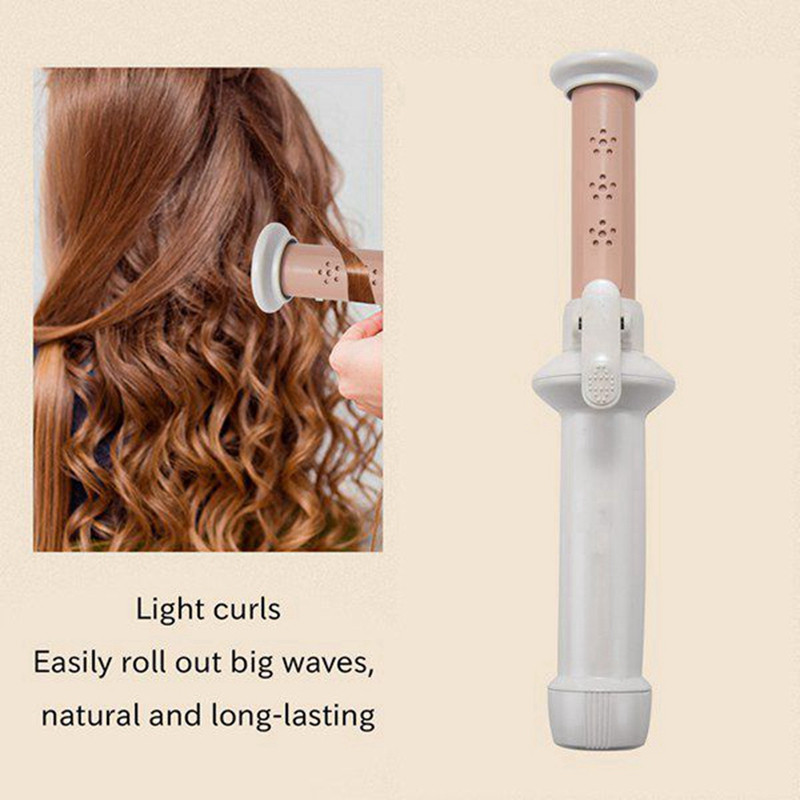 2PCS USB punjivo mini uvijače za trajnu neinvazivno uvijače za kosu spavaonice