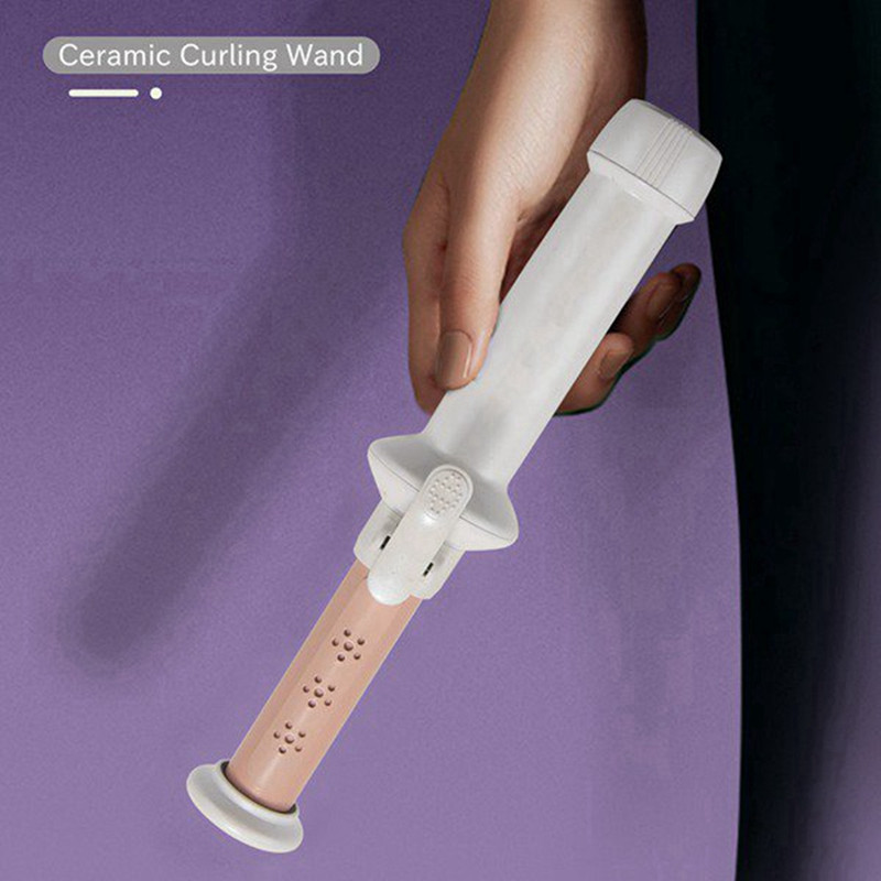 2PCS USB punjivo mini uvijače za trajnu neinvazivno uvijače za kosu spavaonice