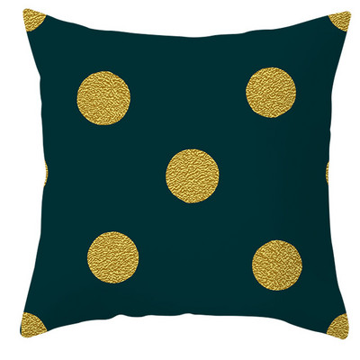 Jastučnica za kućni kauč 45*45cm Home Decor Geometric Series Kožna navlaka za jastuk boje breskve Luksuzna zlatna ukrasna jastučnica
