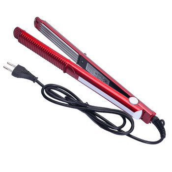 Επαγγελματικό ηλεκτρικό σίδερο για μπούκλες μαλλιών 140-220 PTC Heater Hair Crimper Curler Corn Plate Fluffy Wand Crimping Perm Splint Salon