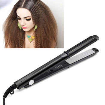 Επαγγελματικό ηλεκτρικό σίδερο για μπούκλες μαλλιών 140-220 PTC Heater Hair Crimper Curler Corn Plate Fluffy Wand Crimping Perm Splint Salon