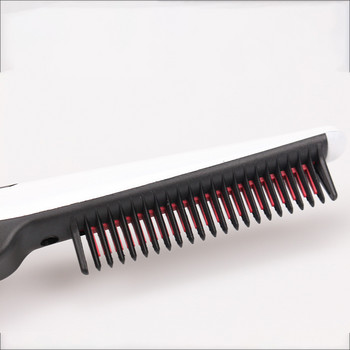 Πολυλειτουργική βούρτσα για χτένα μαλλιών Ισιωτικό για γένια Hair Straighten Electric Beard Straightening Comb Quick Hair Styler για άνδρες
