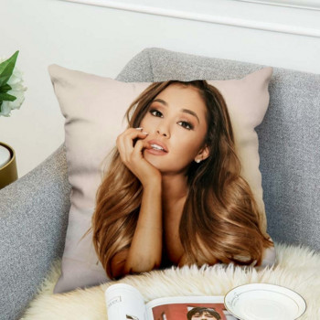 CLOOCL Ariana Grand Μαξιλαροθήκες 3D Pirnt Κάλυμμα Celebrity Μαξιλαροθήκες για Καναπέ Αυτοκινήτου Υπνοδωμάτιο Ριχτάρι Μαξιλαροθήκη Ύφασμα σπιτιού
