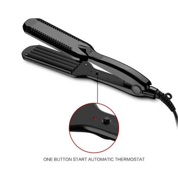 Επαγγελματικό Crimper Hair Curling Iron Corrugation Curler Κυματοειδές σίδερο Styling κεραμικής πλάκας Hair Styler Εργαλεία