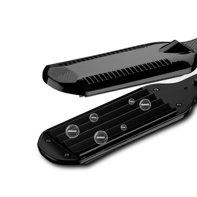 Profesionalus Crimper plaukų garbanojimo geležinis gofruotas suktukas Gofruotas geležies formavimo keraminės plokštės plaukų formavimo įrankiai