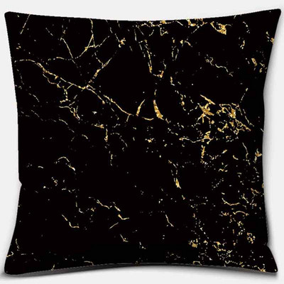 Față de pernă cu imprimare geometrică neagră Decorație pentru casă Husă de pernă pentru canapea auto