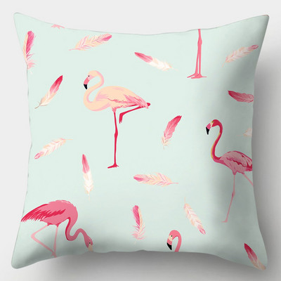 Tropical Flamingo párnahuzat 45cmX45cm négyzet alakú kanapé párnahuzat Creative Flamingo párnahuzat
